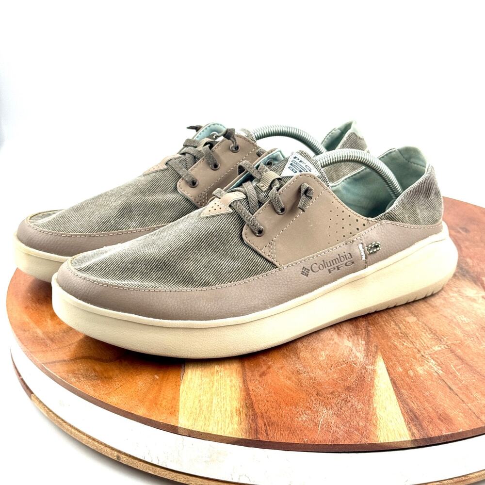 COLUMBIA PFG Bahama Vent Loc Brown Fishing Boat Shoes MEN Size 11 NEW Comfort